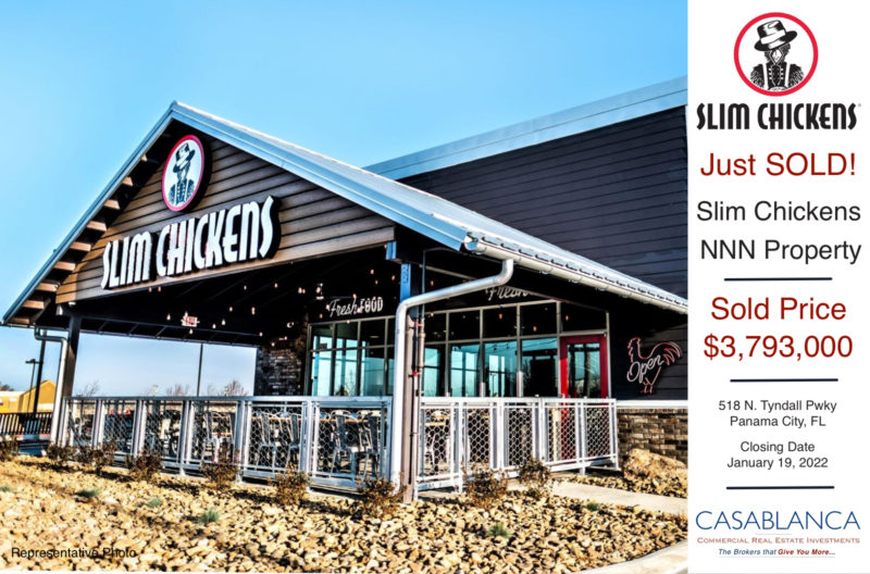Slim Chickens NNN Property Sold in Panama City Florida CASABLANCA