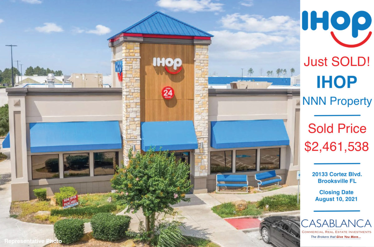 IHOP NNN Lease Property Sold in Florida CASABLANCA Commercial Real Estate